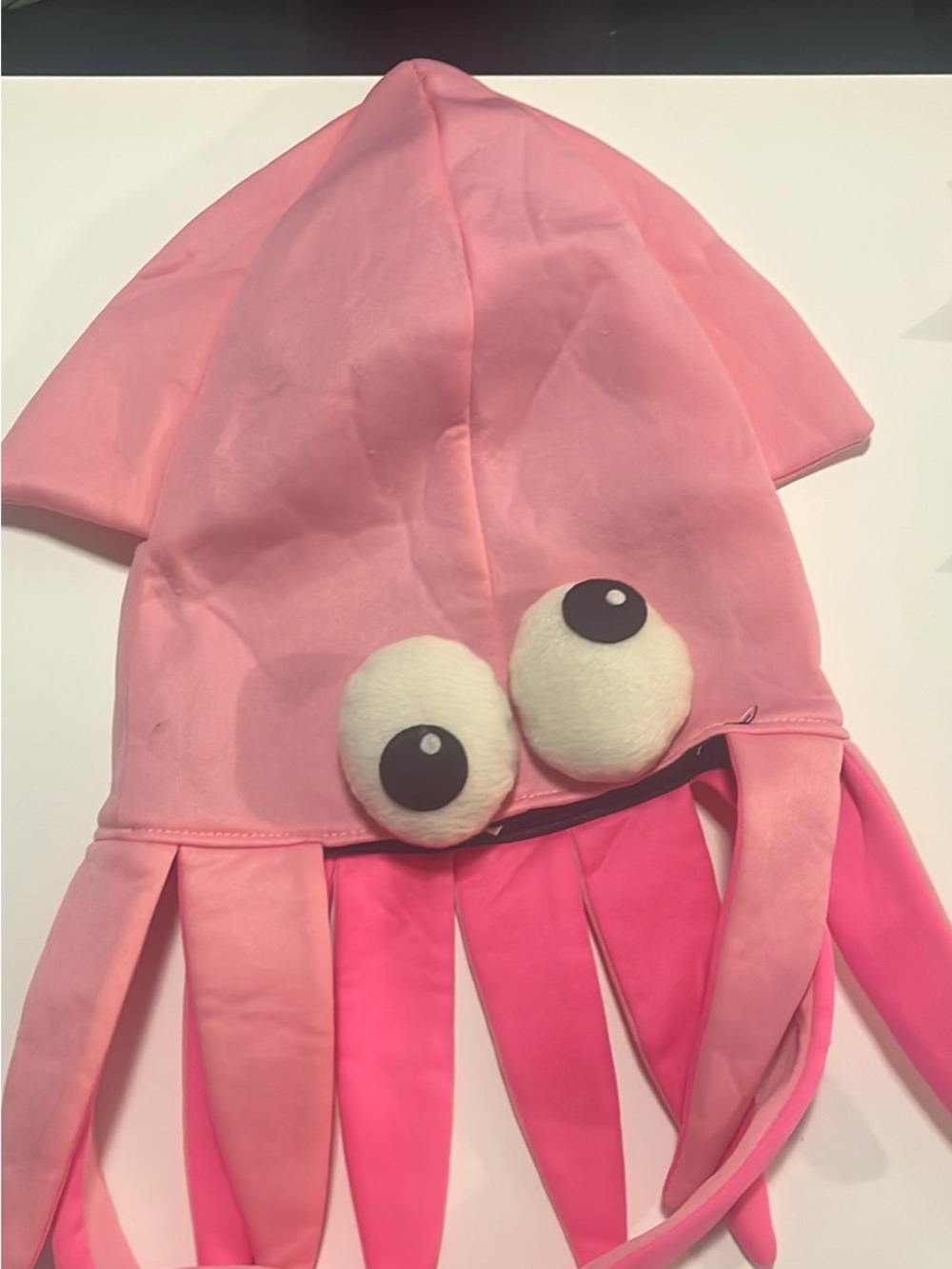 Pink Squid Costume Hat/Hood